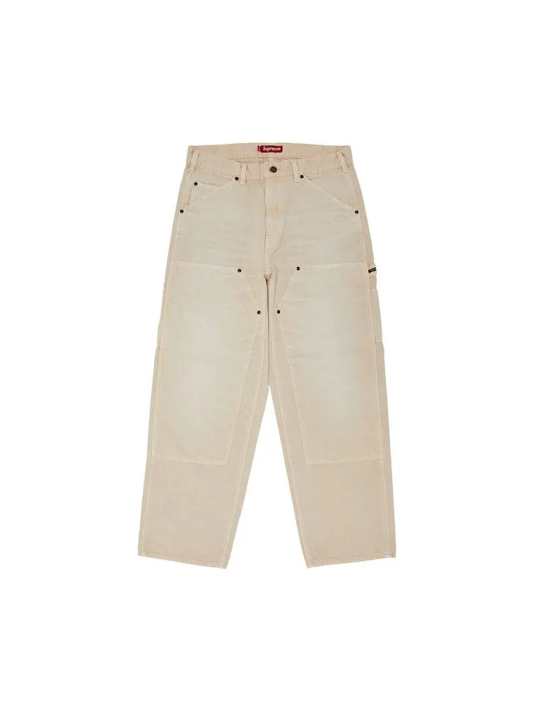Брюки Supreme Worn Double Knee Painter Pant 'Natural' — изображение 1 из 3, бежевый