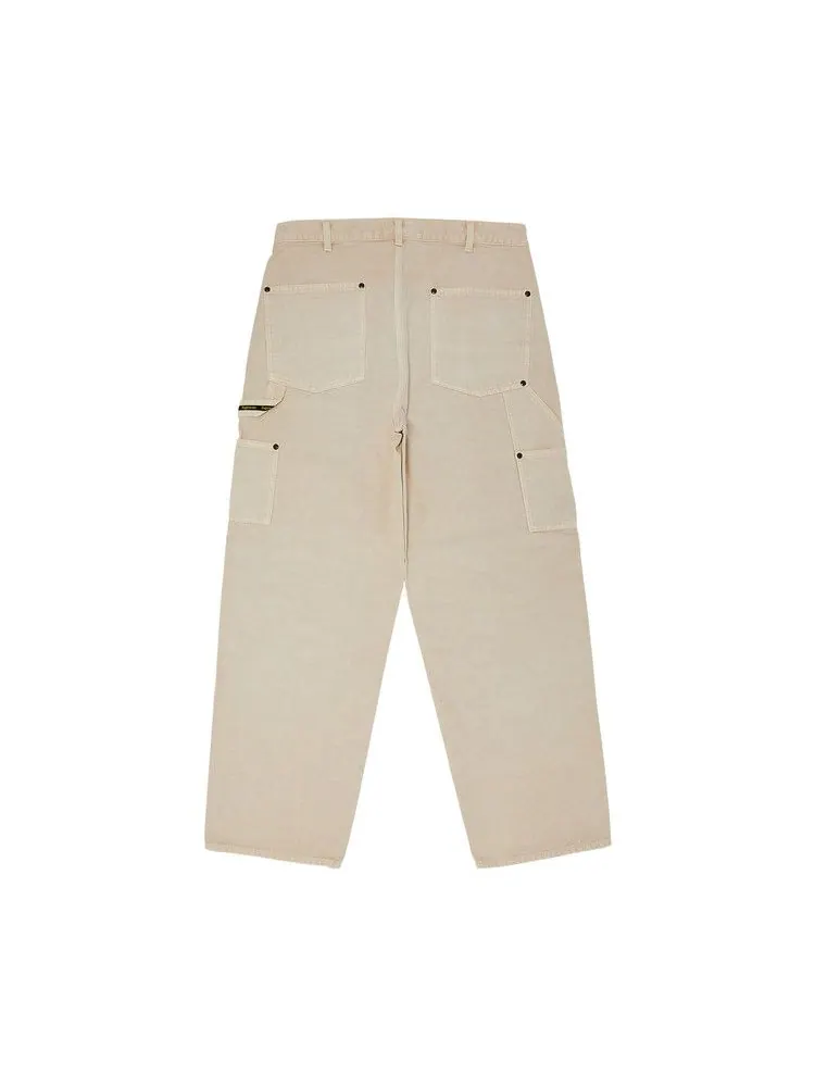 Брюки Supreme Worn Double Knee Painter Pant 'Natural' — изображение 2 из 3, бежевый