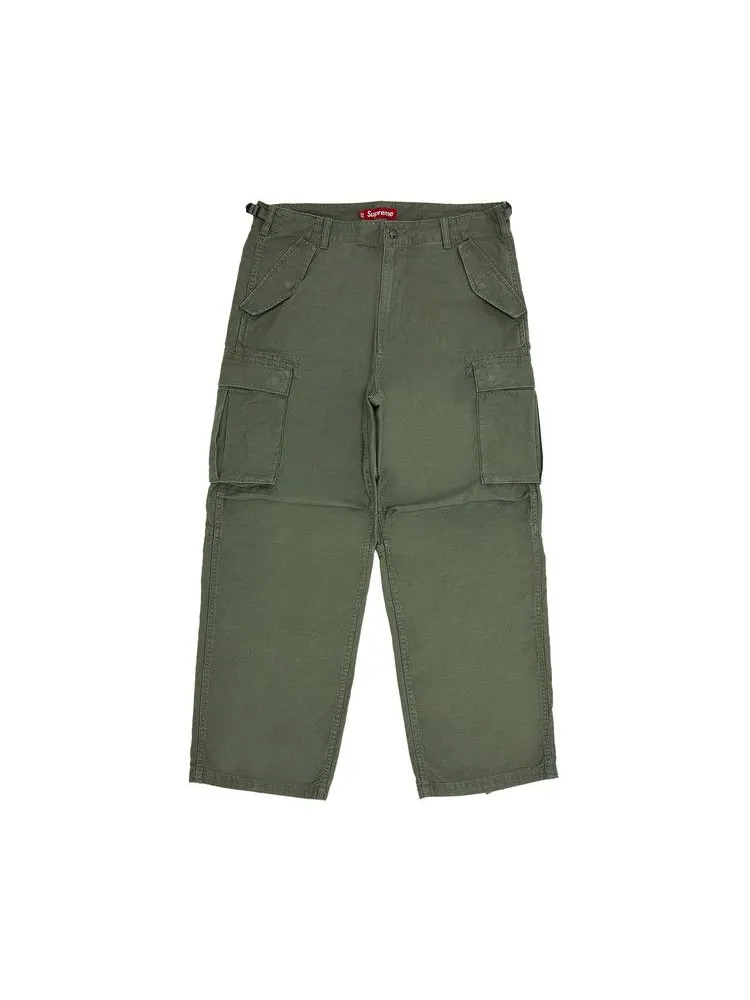 Брюки Supreme Cargo Pant — изображение 1 из 3, оливковый
