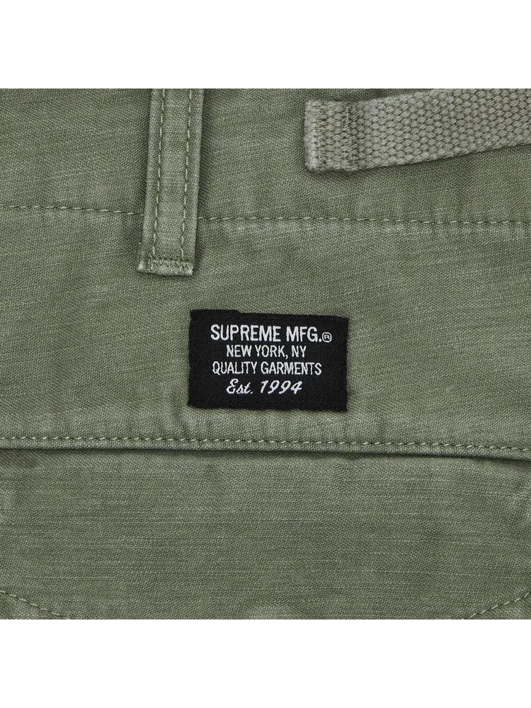 Брюки Supreme Cargo Pant — изображение 3 из 3, оливковый