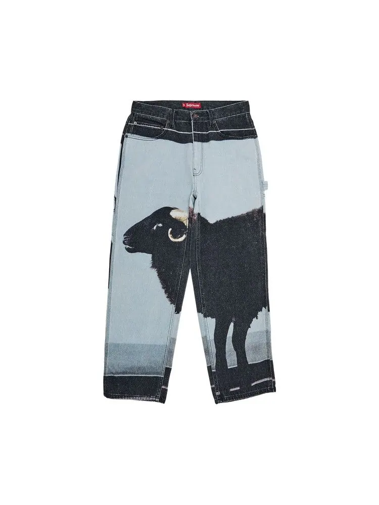 Джинсы Supreme x Damien Hirst Painter Jean — изображение 1 из 3, черный