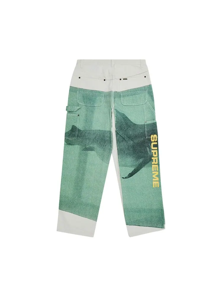 Джинсы Supreme x Damien Hirst Painter Jean — изображение 2 из 3, белый