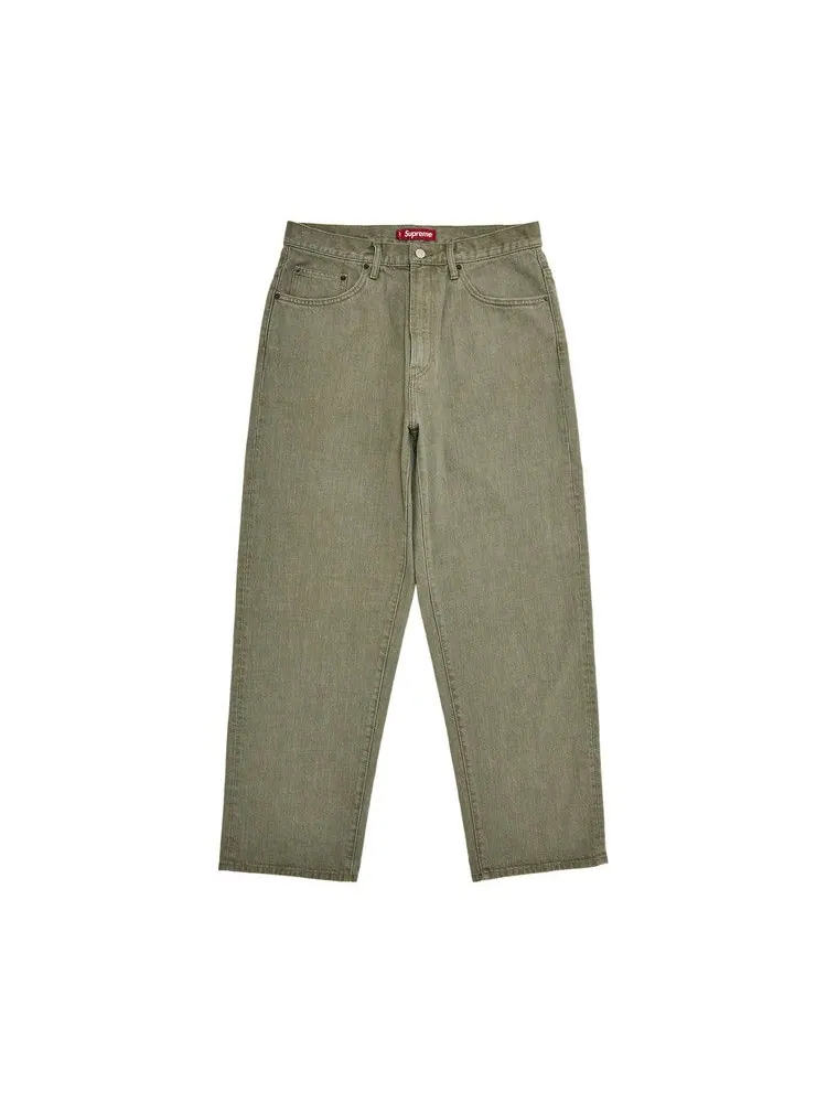 Джинсы Supreme Baggy Jean — изображение 1 из 3, оливковый