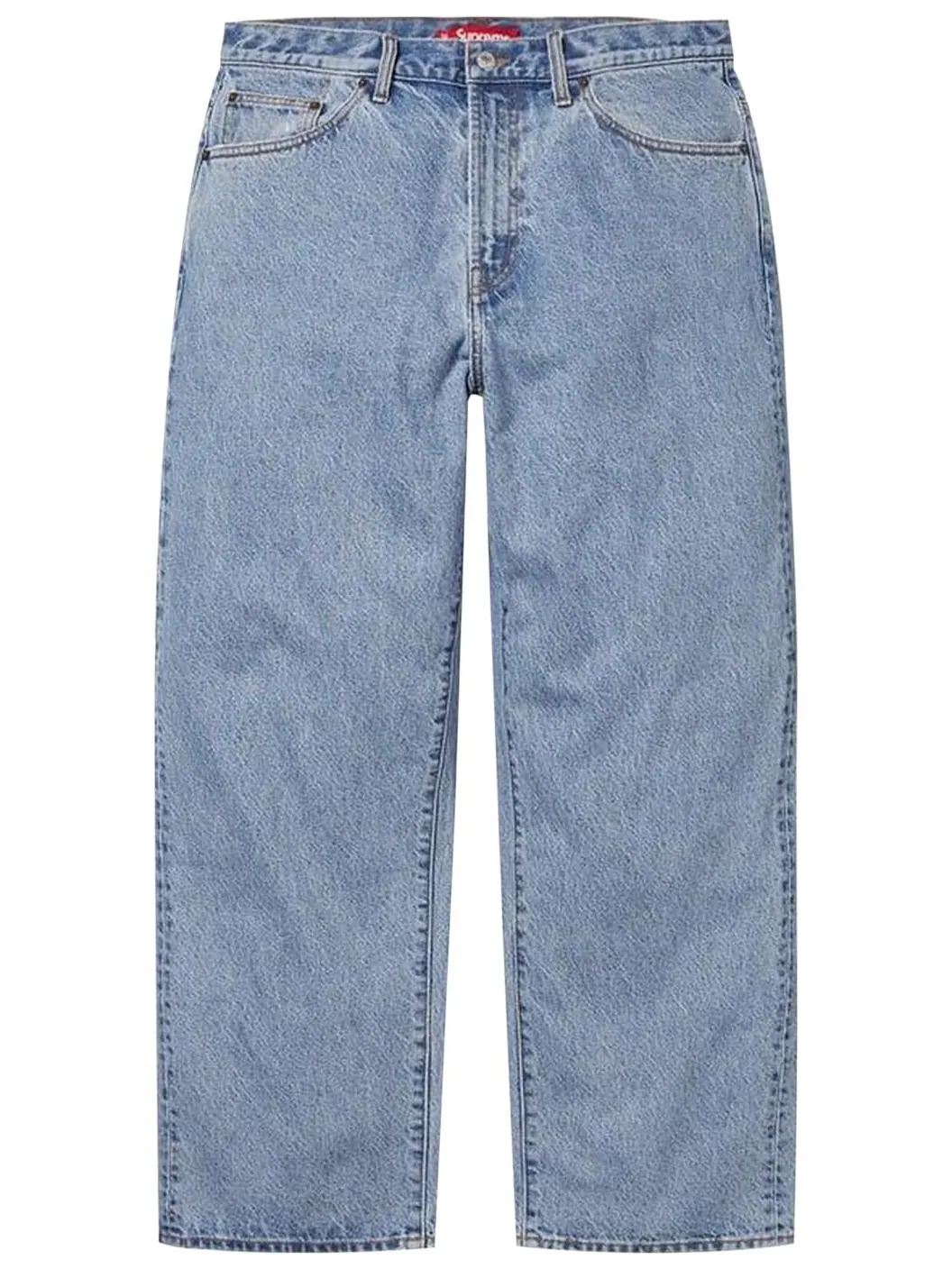 Джинсы Supreme Baggy Jean цвета «выстиранный индиго» — изображение 1 из 2, синий