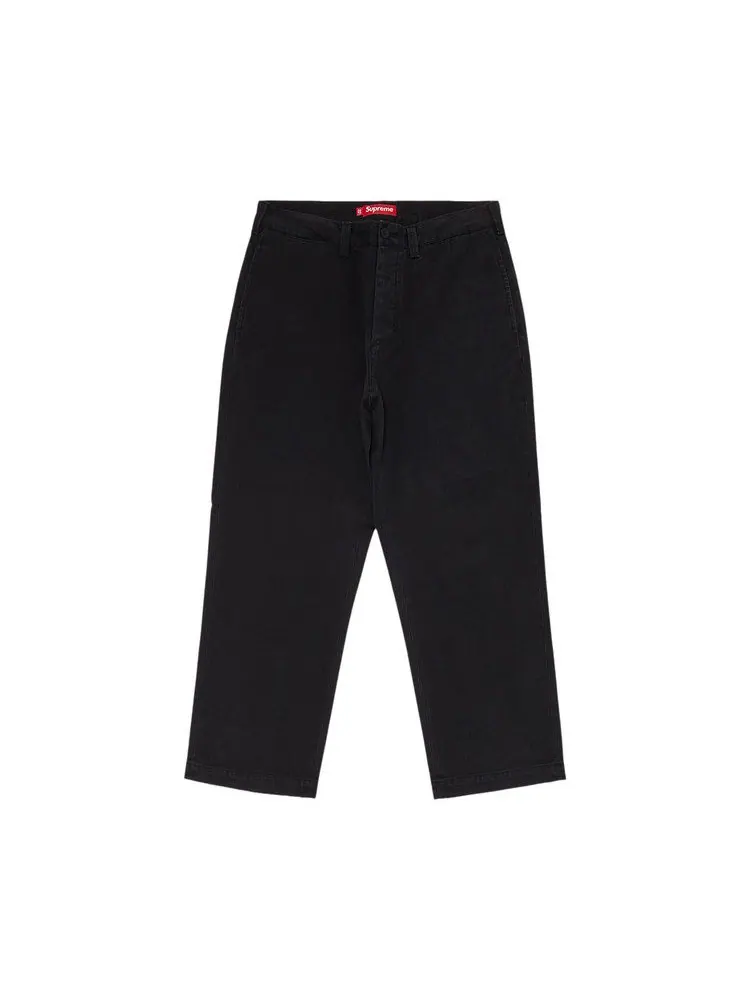 Брюки Supreme Chino Pant — изображение 1 из 3, черный