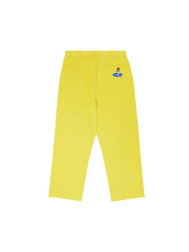 Брюки Supreme Chino Pant — изображение 2 из 3, желтый
