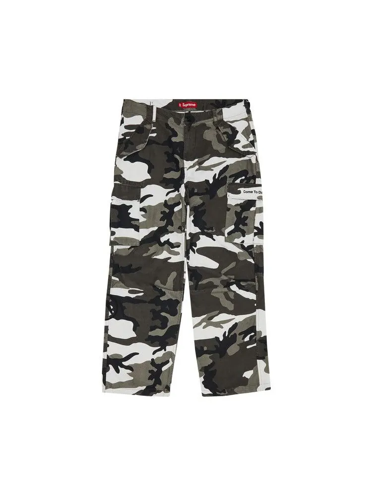 Брюки Supreme x Aphex Twin Alpha Industries Cargo Pant — изображение 1 из 3, снежный камуфляж