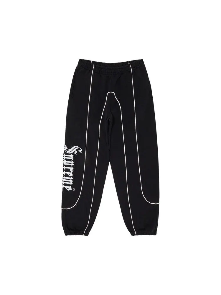 Спортивные брюки Supreme Curve Piping Sweatpant — изображение 1 из 3, черный