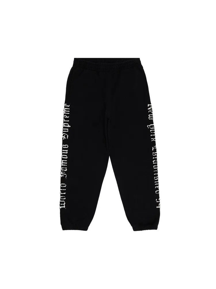 Спортивные брюки Supreme Contrast Cutout Sweatpant — изображение 1 из 3, черный