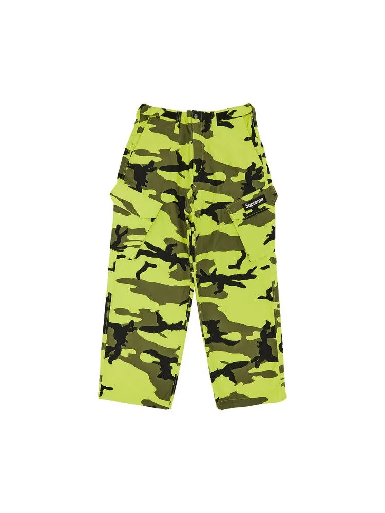 Брюки Supreme GORE-TEX Cargo Pant, Fluorescent Camo — изображение 1 из 3, мульти