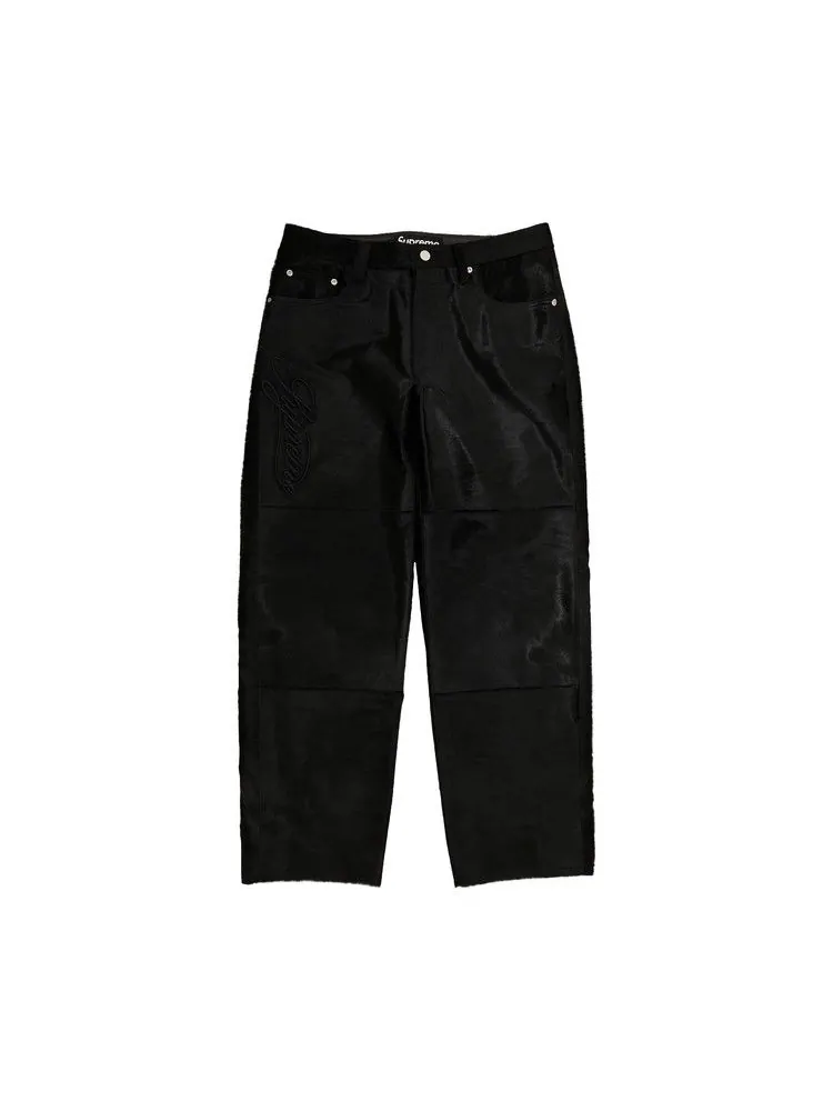 Джинсы Supreme Ponyhair Loose Fit 5-Pocket Jean — изображение 1 из 3, черный