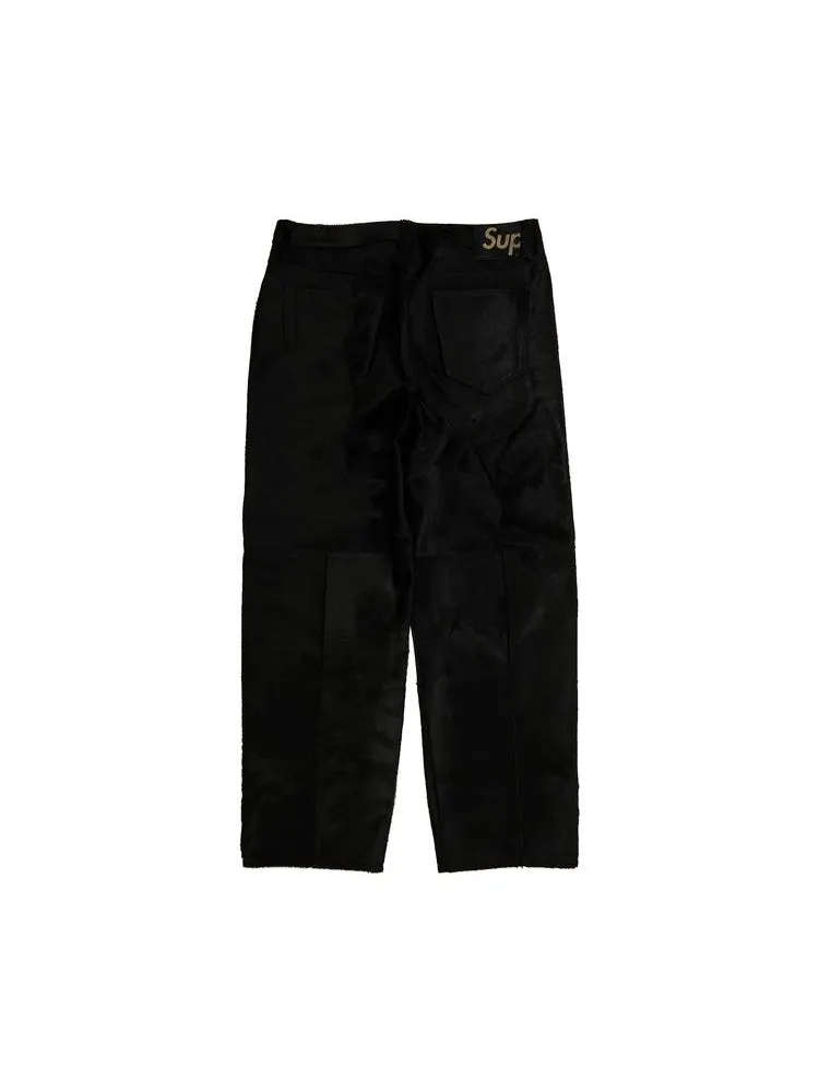 Джинсы Supreme Ponyhair Loose Fit 5-Pocket Jean — изображение 2 из 3, черный