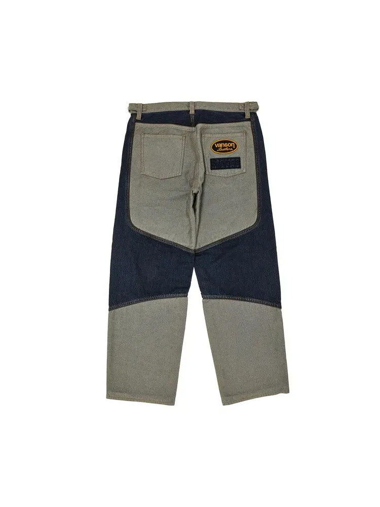 Брюки Supreme x Vanson Leathers x Cordura Cotton Pant — изображение 2 из 3, джинсовый синий