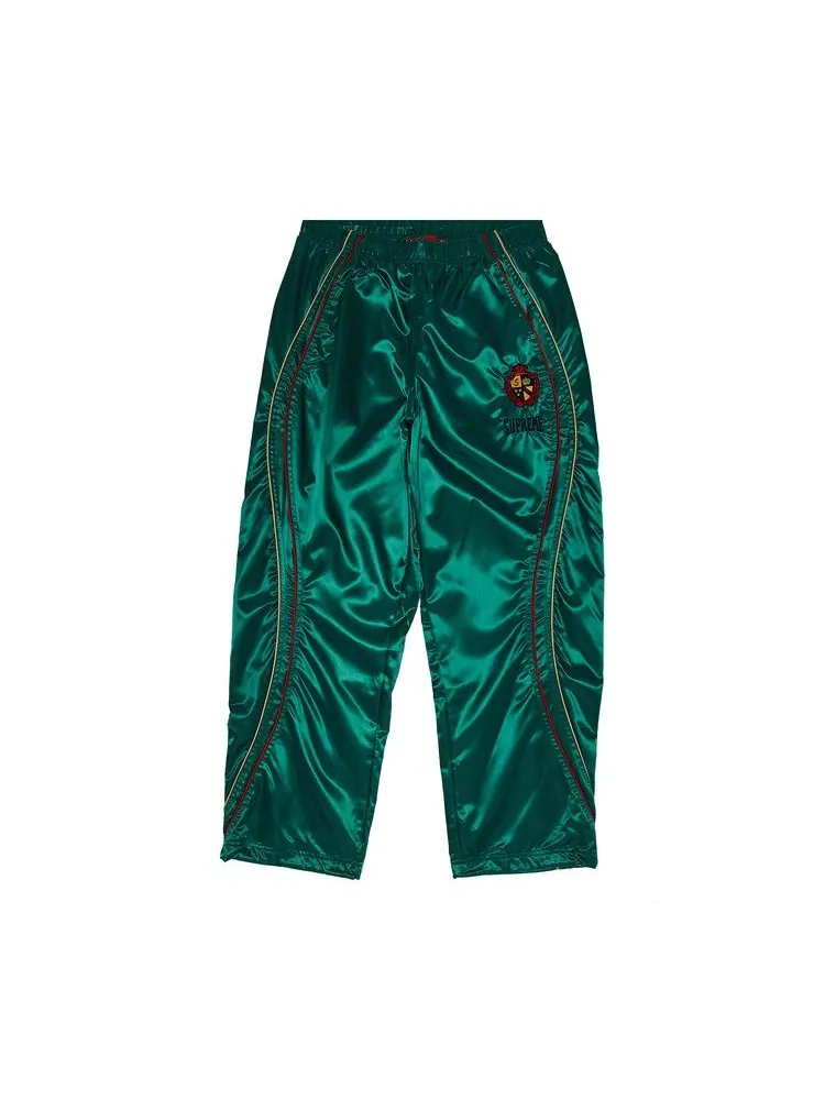 Брюки Supreme Satin Track Pant — изображение 1 из 3, зеленый