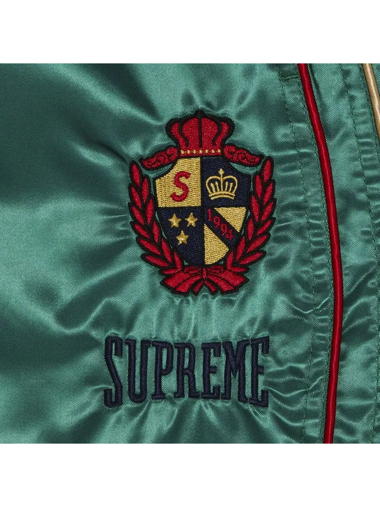 Брюки Supreme Satin Track Pant — изображение 3 из 3, зеленый