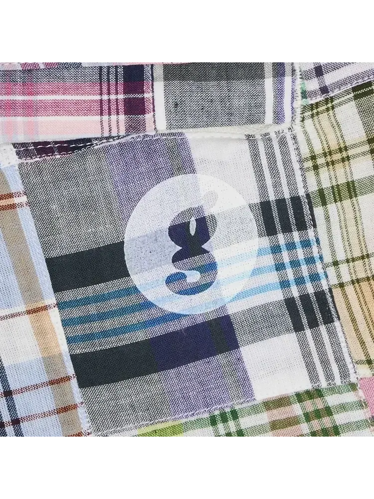 Спортивные брюки Supreme x Goodenough Patchwork Madras на молнии — изображение 3 из 3, многоцветный