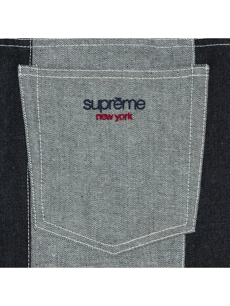 Джинсы Supreme Paneled Stripe Baggy Jean — изображение 3 из 3, индиго