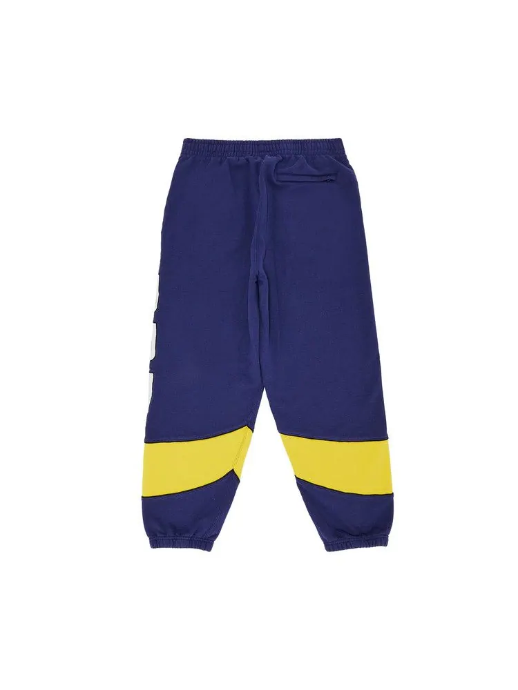 Спортивные брюки Supreme Paneled Sweatpant — изображение 2 из 3, темно-синий