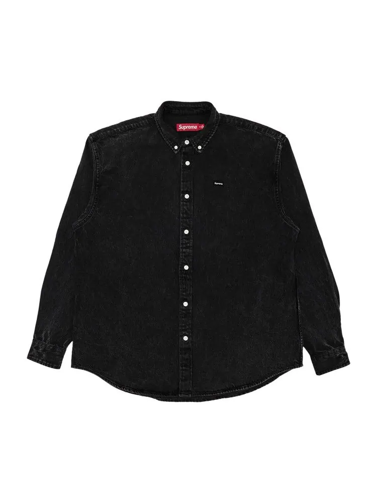 Рубашка Supreme Small Box Denim Shirt — изображение 1 из 2, черный
