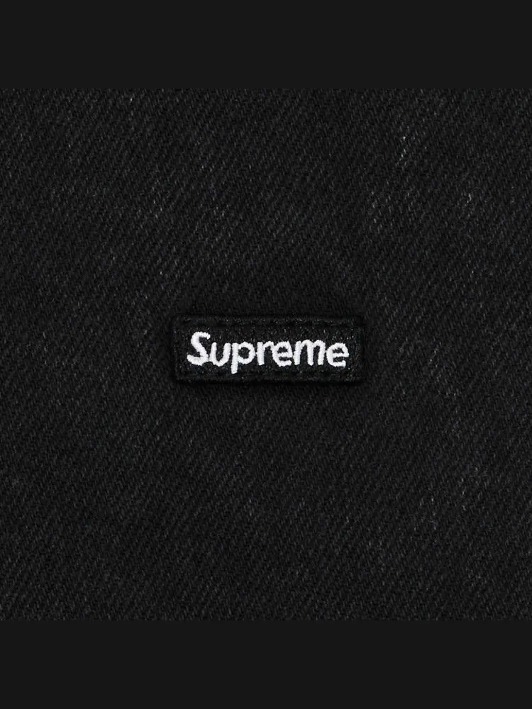 Рубашка Supreme Small Box Denim Shirt — изображение 2 из 2, черный
