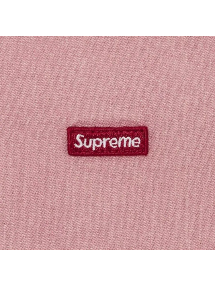 Рубашка Supreme Small Box Denim Shirt 'Pink' — изображение 2 из 2, розовый