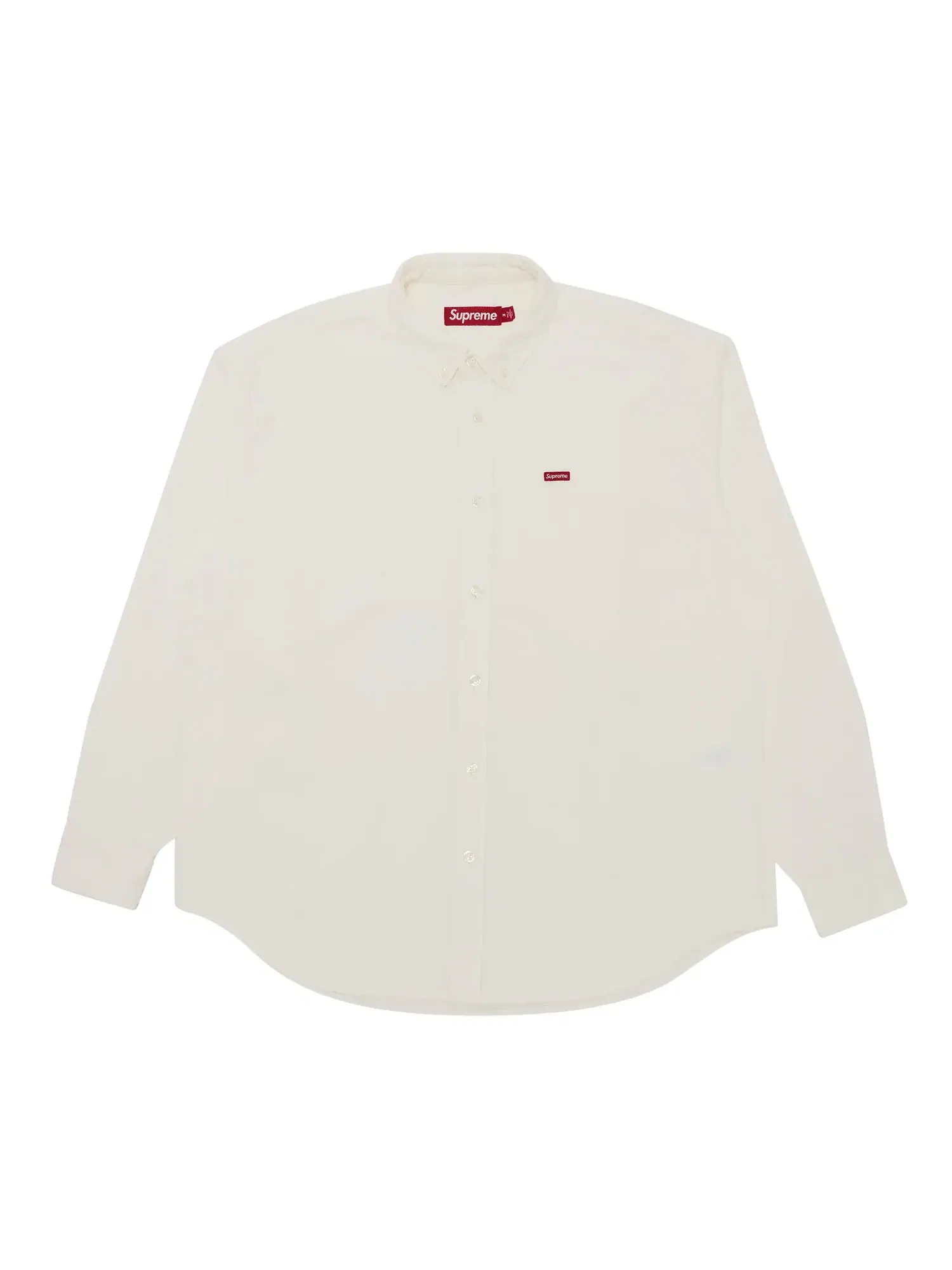 Джинсовая рубашка Supreme Small Box Denim Shirt — изображение 1 из 2, белый