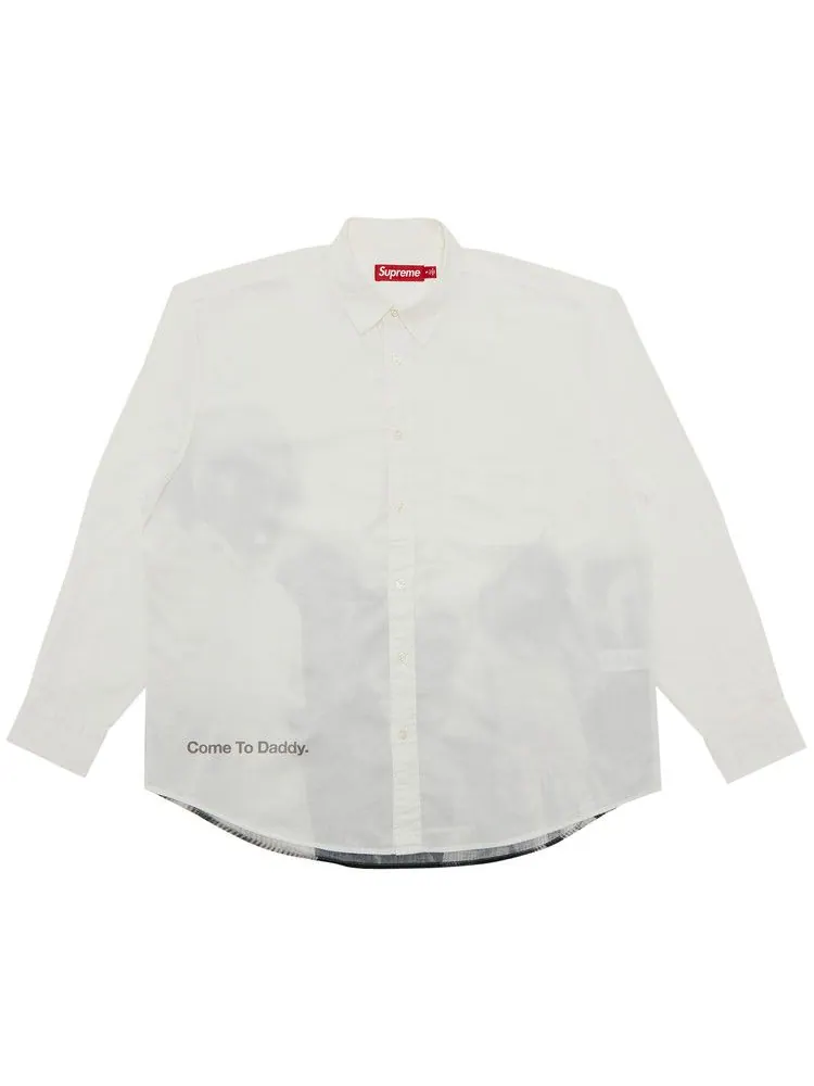 Рубашка Supreme x Aphex Twin Shirt — изображение 1 из 3, белый