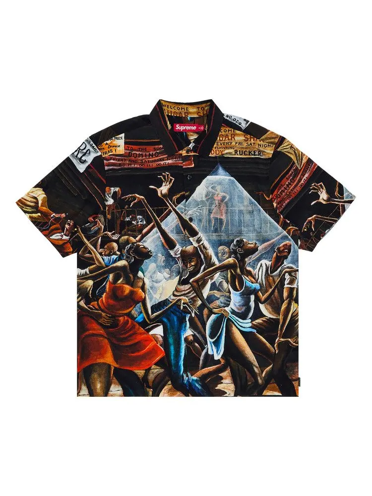 Рубашка Supreme x Ernie Barnes Short-Sleeve Shirt, Dance — изображение 1 из 3, мульти