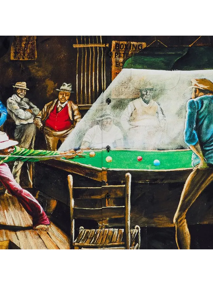 Рубашка Supreme x Ernie Barnes Short-Sleeve Shirt, Pool Hall — изображение 3 из 3, мульти