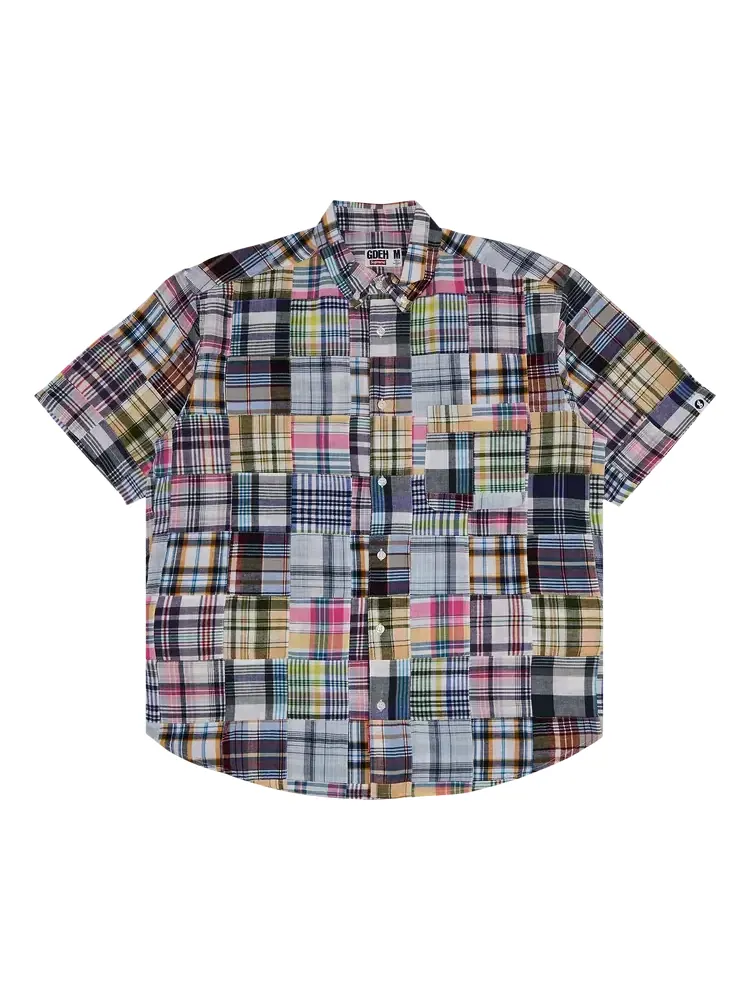 Рубашка Supreme x Goodenough Patchwork Madras с коротким рукавом — изображение 1 из 3, мульти
