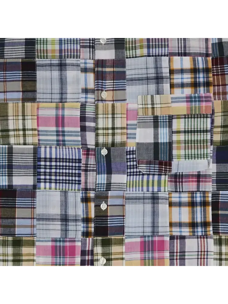 Рубашка Supreme x Goodenough Patchwork Madras с коротким рукавом — изображение 3 из 3, мульти