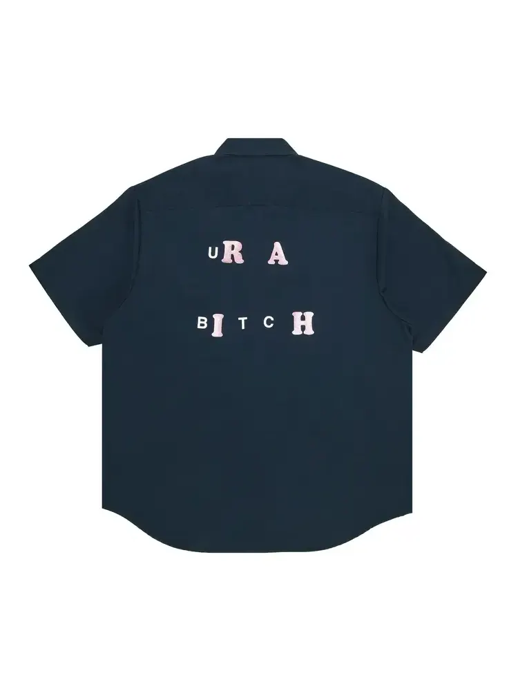 Рабочая рубашка Supreme Bitch с коротким рукавом — изображение 2 из 3, синий