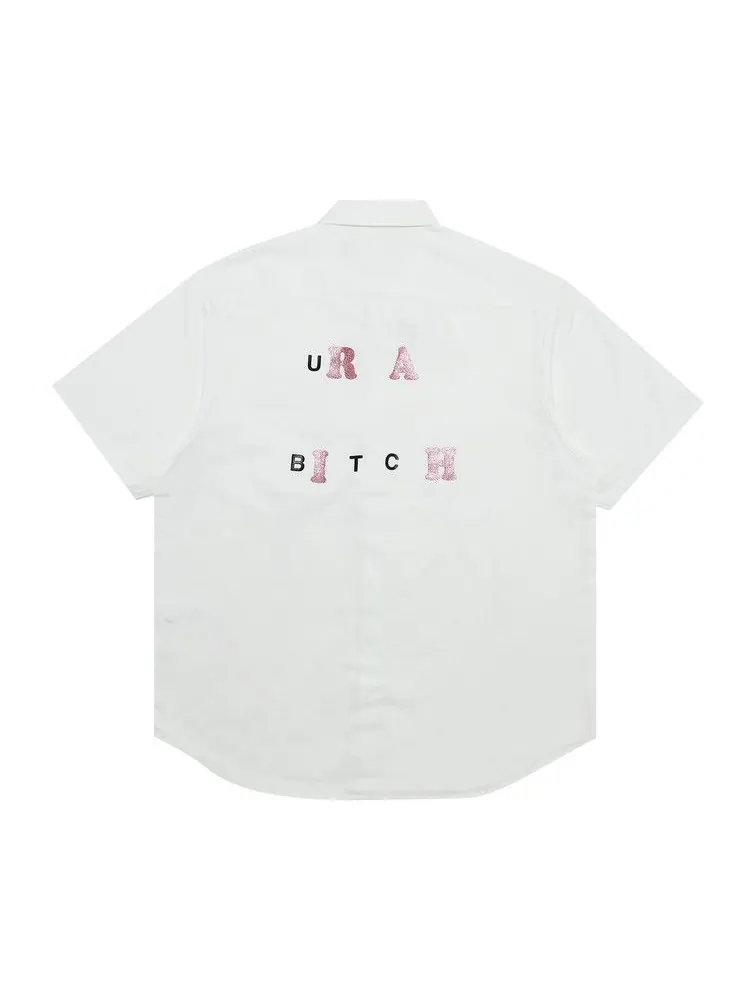 Рубашка Supreme Bitch Short-Sleeve Work Shirt — изображение 2 из 3, белый