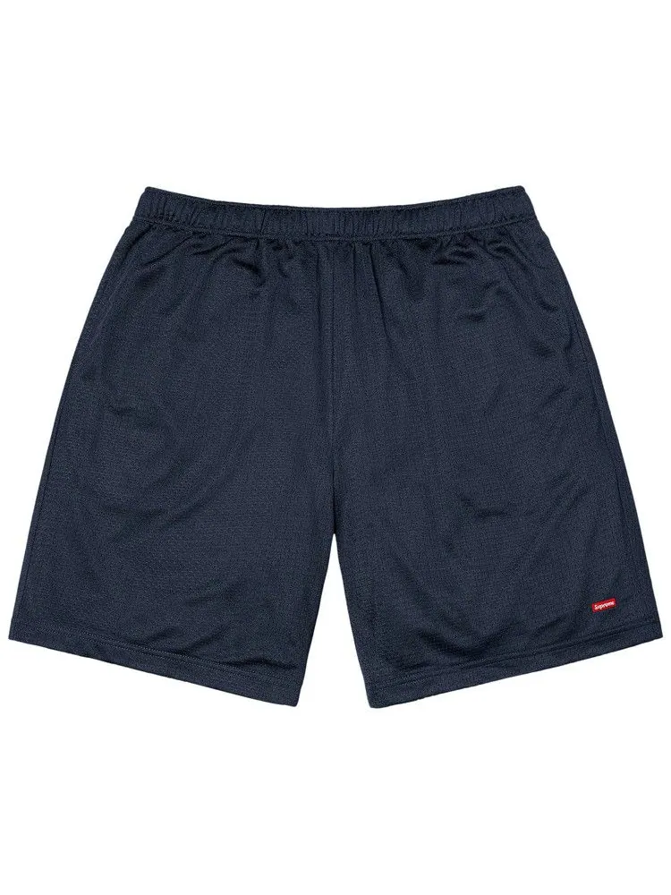 Шорты Supreme Small Box Baggy Mesh Short — изображение 1 из 1, темно-синий