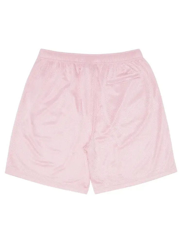 Шорты Supreme Small Box Baggy Mesh Short 'Pink' — изображение 2 из 3, розовый