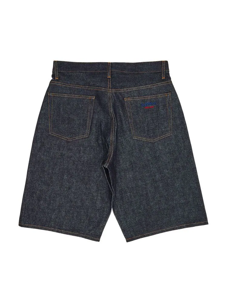 Шорты Supreme Rigid Baggy Selvedge Denim Short — изображение 2 из 3, индиго