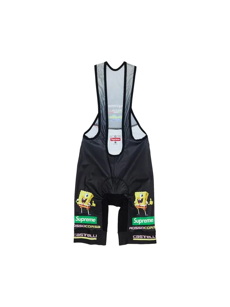Брюки Supreme x Spongebob Squarepants x Castelli Cycling Bib — изображение 1 из 3, черный