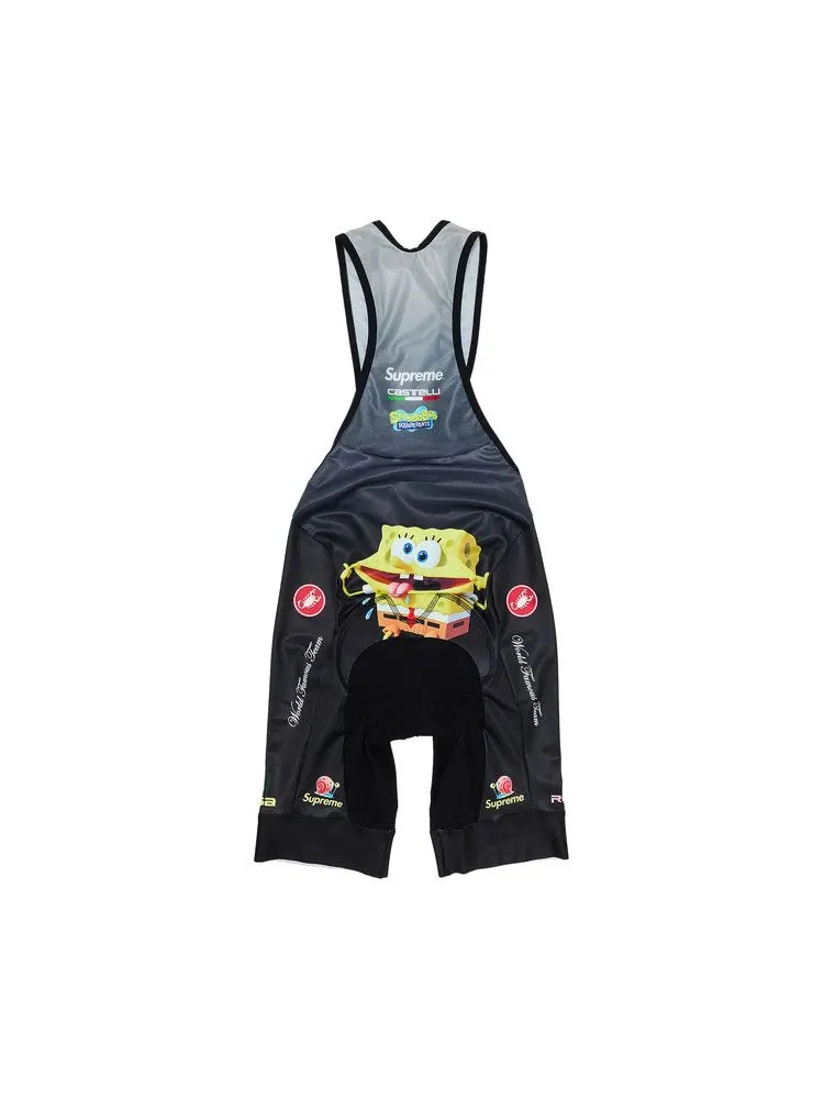Брюки Supreme x Spongebob Squarepants x Castelli Cycling Bib — изображение 2 из 3, черный