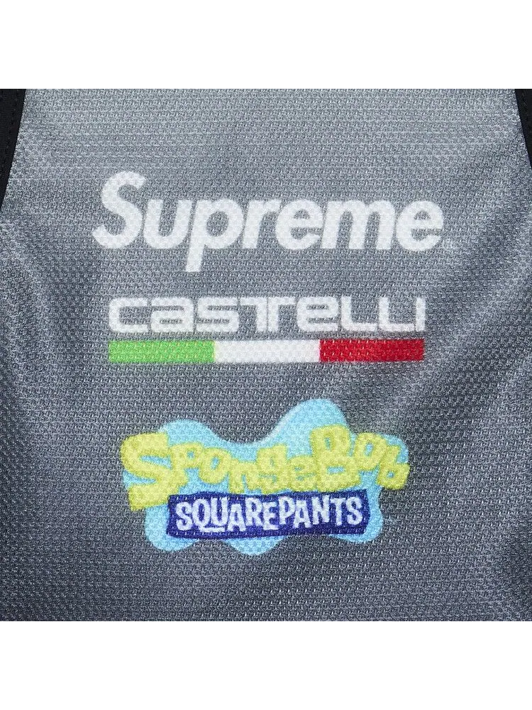 Брюки Supreme x Spongebob Squarepants x Castelli Cycling Bib — изображение 3 из 3, черный