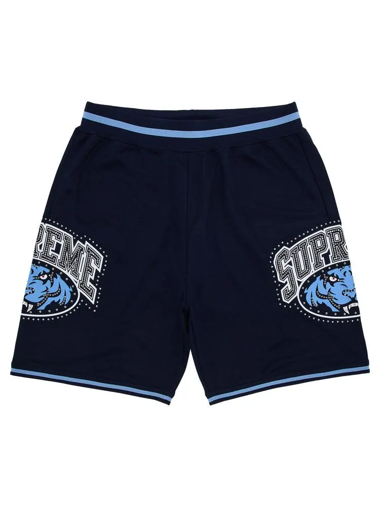 Шорты Supreme Studded Basketball Short — изображение 1 из 3, темно-синий