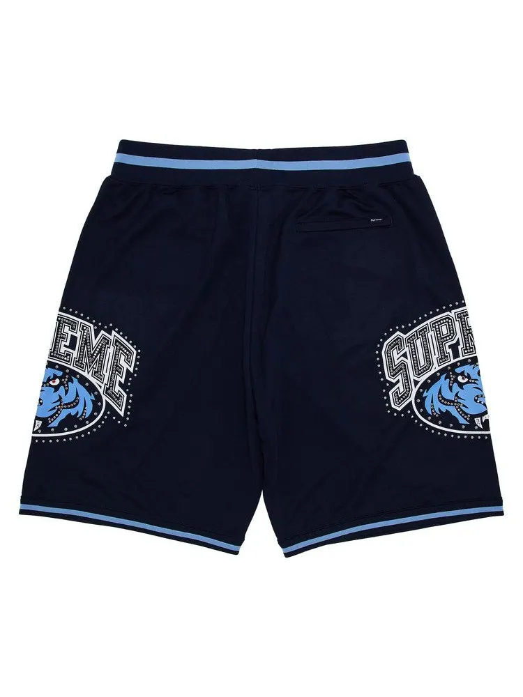 Шорты Supreme Studded Basketball Short — изображение 2 из 3, темно-синий