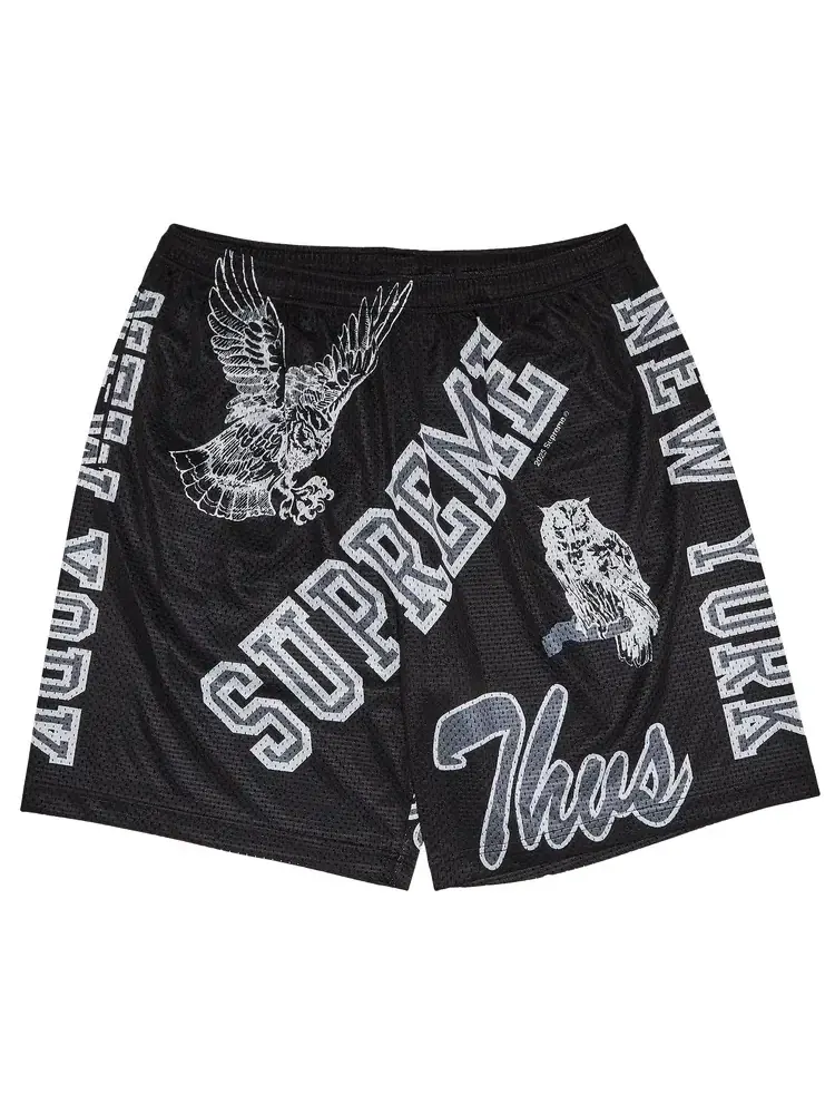 Шорты Supreme Varsity Mesh — изображение 1 из 3, черный