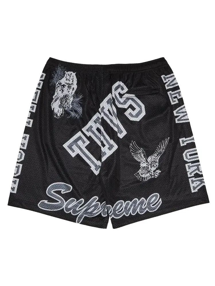 Шорты Supreme Varsity Mesh — изображение 2 из 3, черный