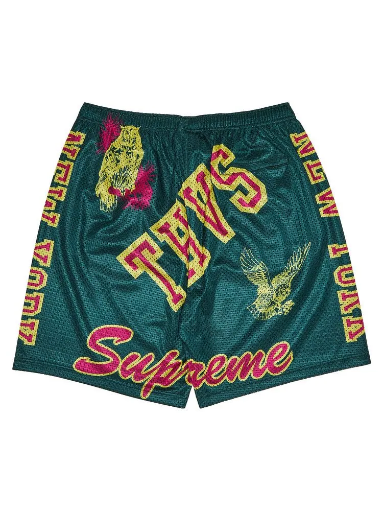 Шорты Supreme Varsity Mesh — изображение 2 из 3, зеленый
