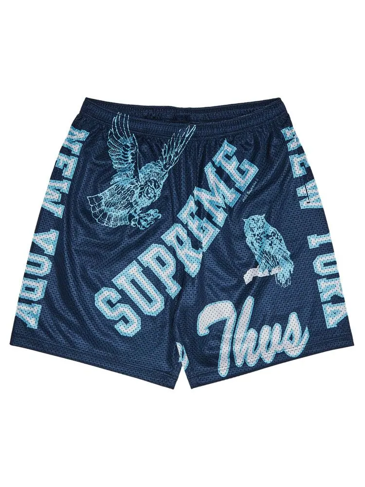 Шорты Supreme Varsity Mesh — изображение 1 из 3, синий
