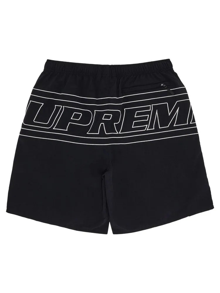 Шорты Supreme Big Logo Nylon Short — изображение 2 из 3, черный
