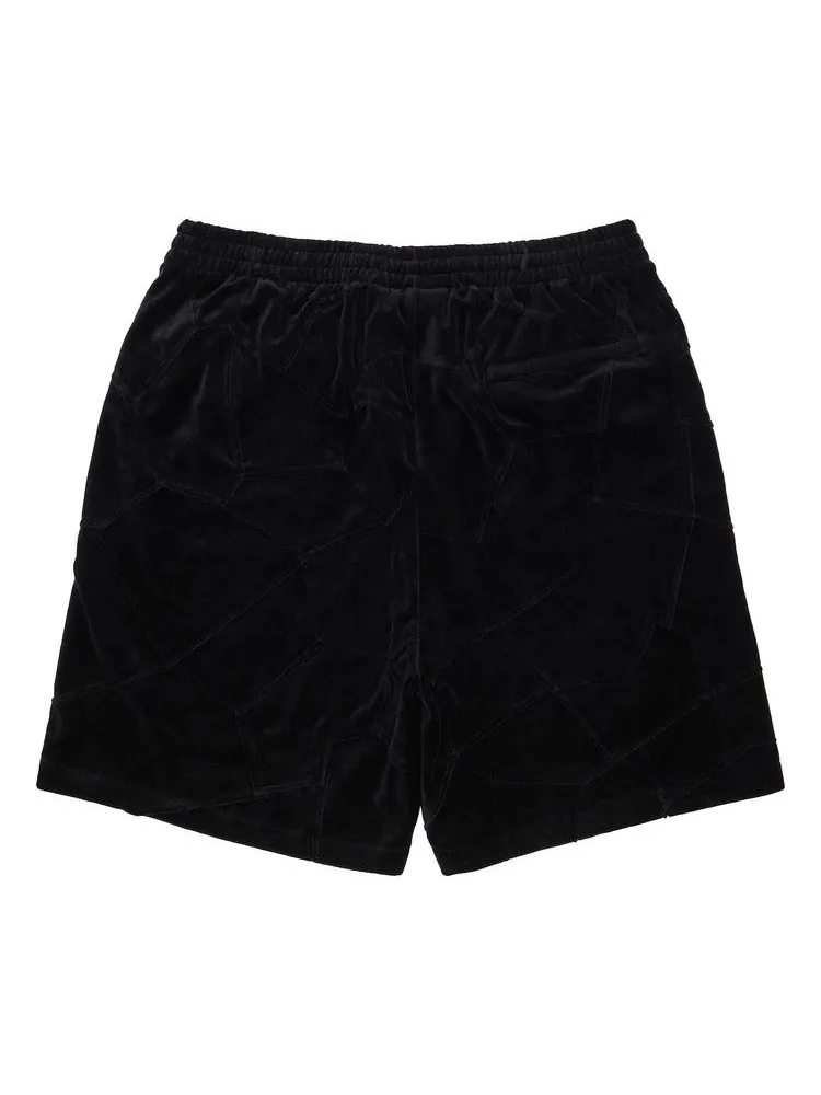 Шорты Supreme Patchwork Velour Short — изображение 2 из 3, черный