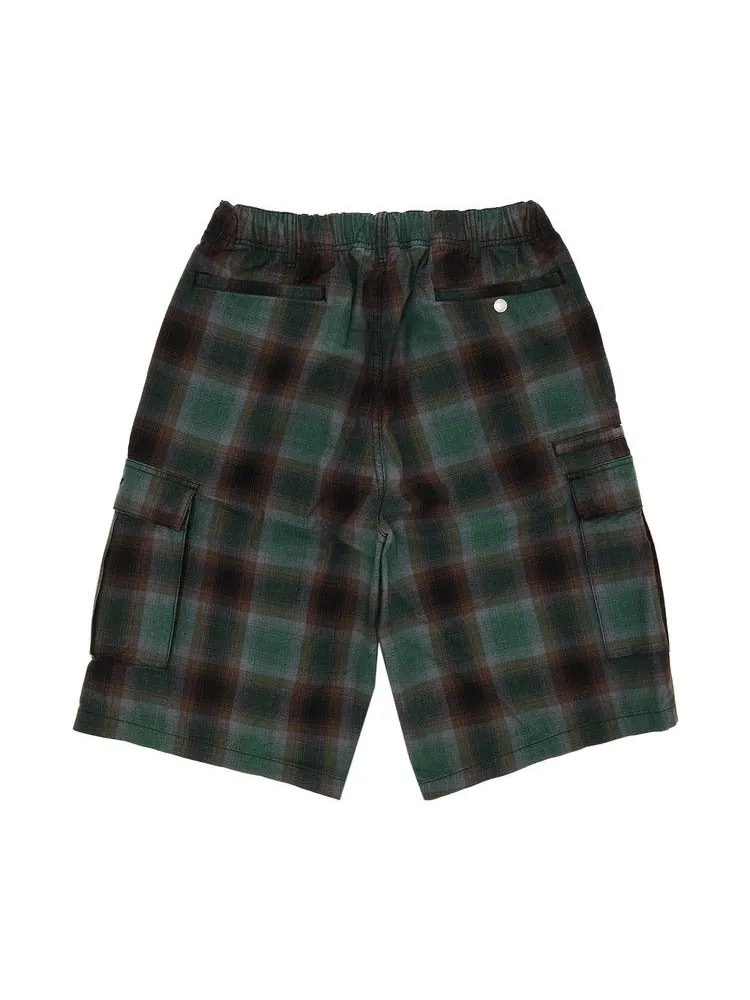Шорты Supreme Shadow Plaid Cargo Short — изображение 2 из 3, зеленый