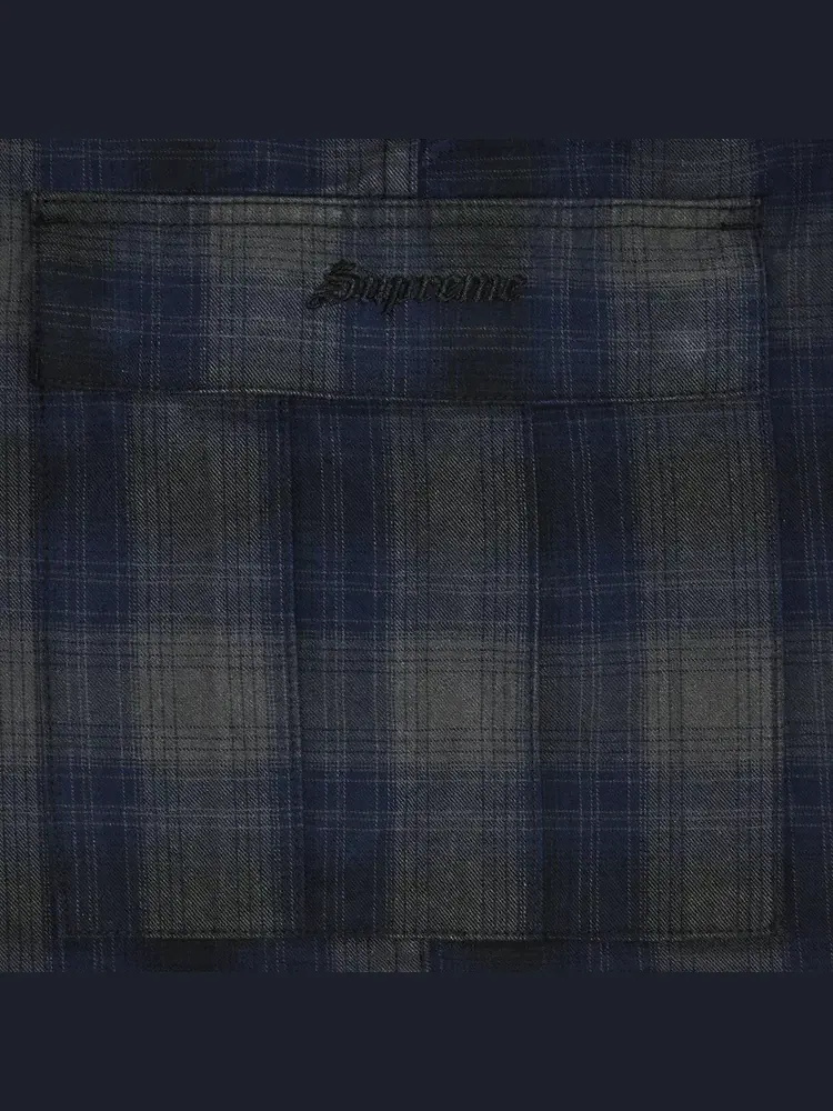 Шорты-карго Supreme Shadow Plaid — изображение 3 из 3, черный