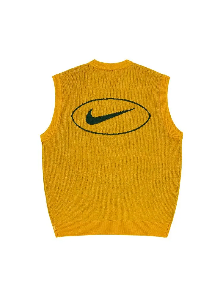 Свитер Supreme x Nike Sweater Vest 'Yellow' — изображение 2 из 3, желтый